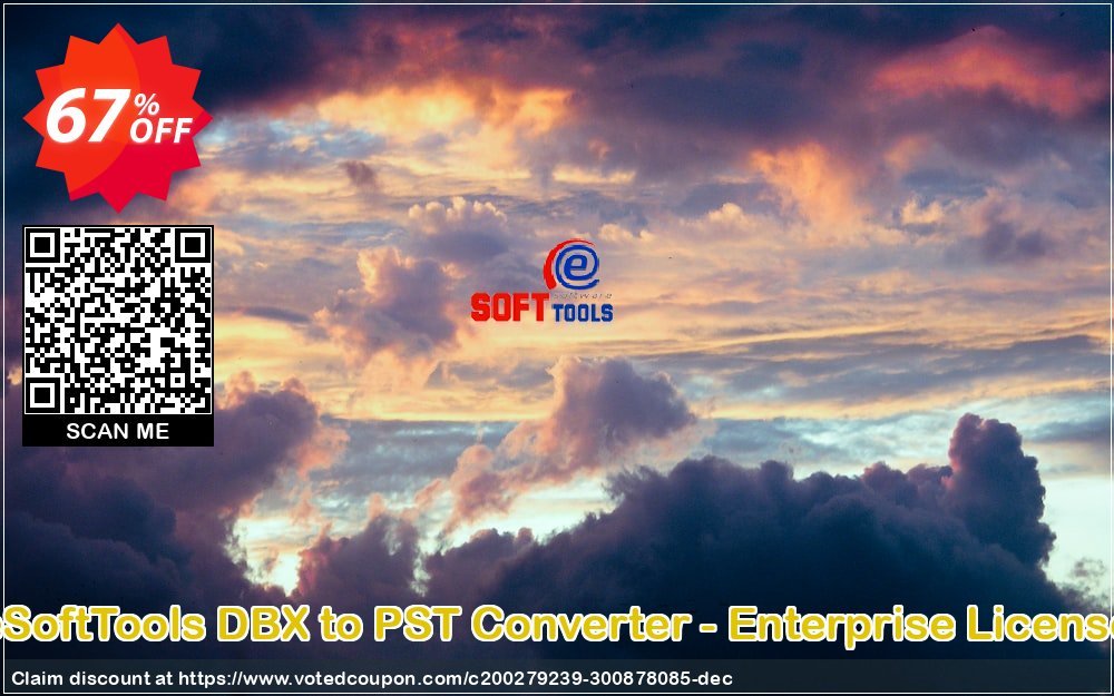 eSoftTools DBX to PST Converter - Enterprise Plan Coupon, discount Coupon code eSoftTools DBX to PST Converter - Enterprise License. Promotion: eSoftTools DBX to PST Converter - Enterprise License offer from eSoftTools Software