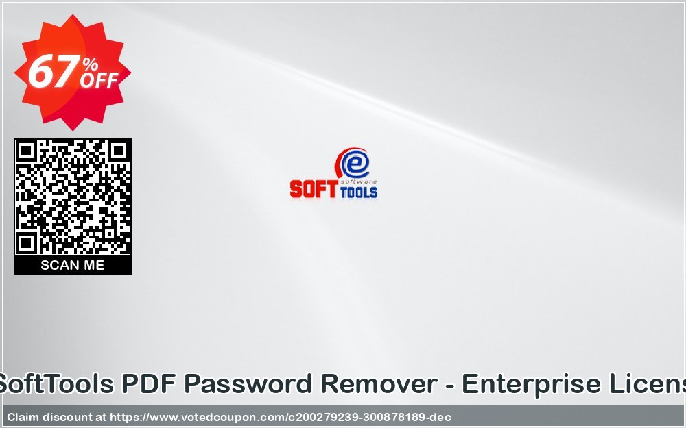 eSoftTools PDF Password Remover - Enterprise Plan Coupon, discount Coupon code eSoftTools PDF Password Remover - Enterprise License. Promotion: eSoftTools PDF Password Remover - Enterprise License offer from eSoftTools Software