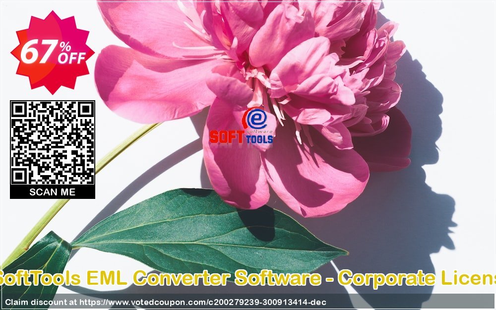eSoftTools EML Converter Software - Corporate Plan Coupon, discount Coupon code eSoftTools EML Converter Software - Corporate License. Promotion: eSoftTools EML Converter Software - Corporate License offer from eSoftTools Software