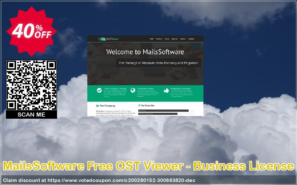 MailsSoftware Free OST Viewer - Business Plan Coupon, discount Coupon code MailsSoftware Free OST Viewer - Business License. Promotion: MailsSoftware Free OST Viewer - Business License offer from MailsSoftware