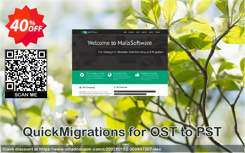 QuickMigrations for OST to PST Coupon Code Apr 2024, 40% OFF - VotedCoupon