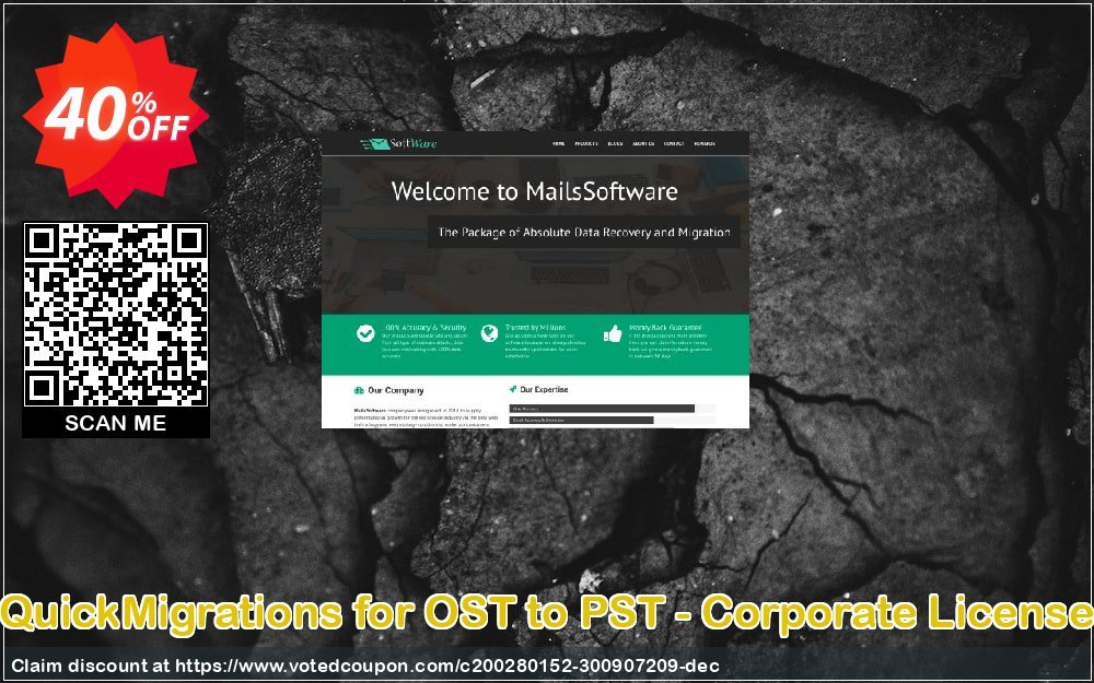 QuickMigrations for OST to PST - Corporate Plan Coupon Code May 2024, 40% OFF - VotedCoupon