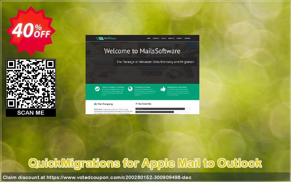 QuickMigrations for Apple Mail to Outlook Coupon Code Apr 2024, 40% OFF - VotedCoupon