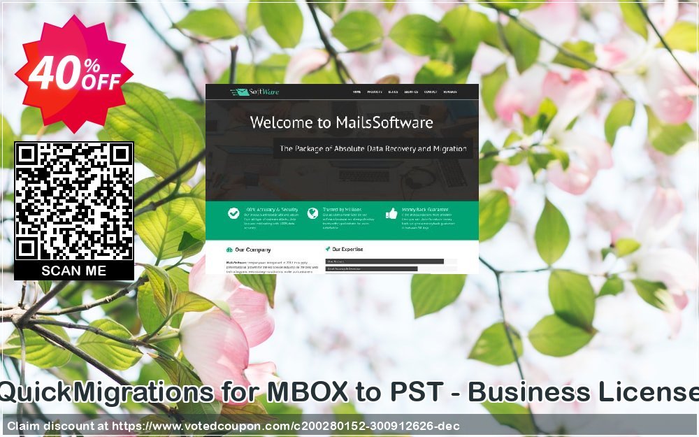 QuickMigrations for MBOX to PST - Business Plan Coupon Code Apr 2024, 40% OFF - VotedCoupon