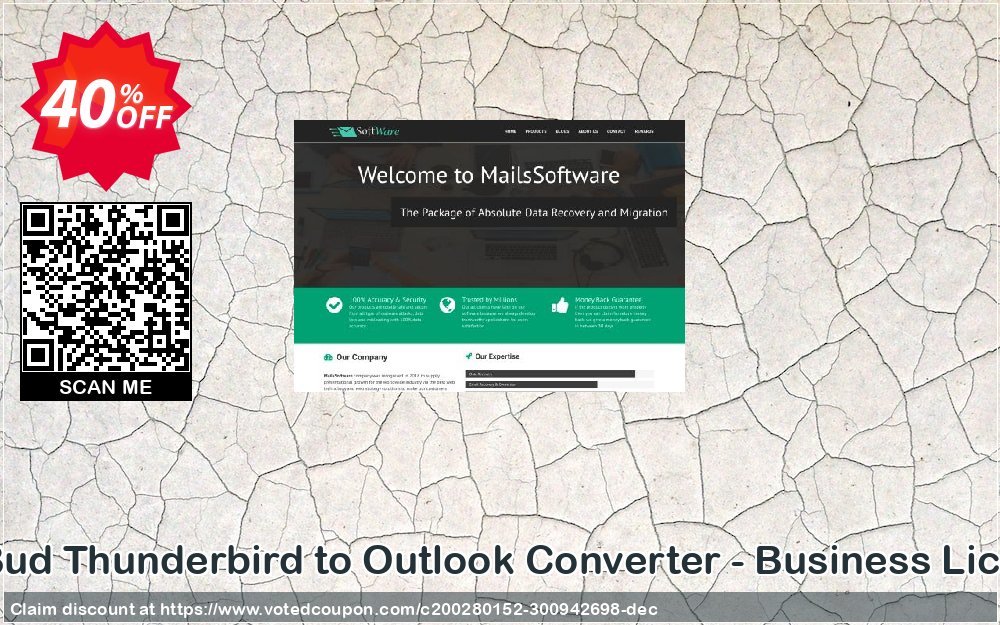 SysBud Thunderbird to Outlook Converter - Business Plan Coupon, discount Coupon code SysBud Thunderbird to Outlook Converter - Business License. Promotion: SysBud Thunderbird to Outlook Converter - Business License offer from MailsSoftware