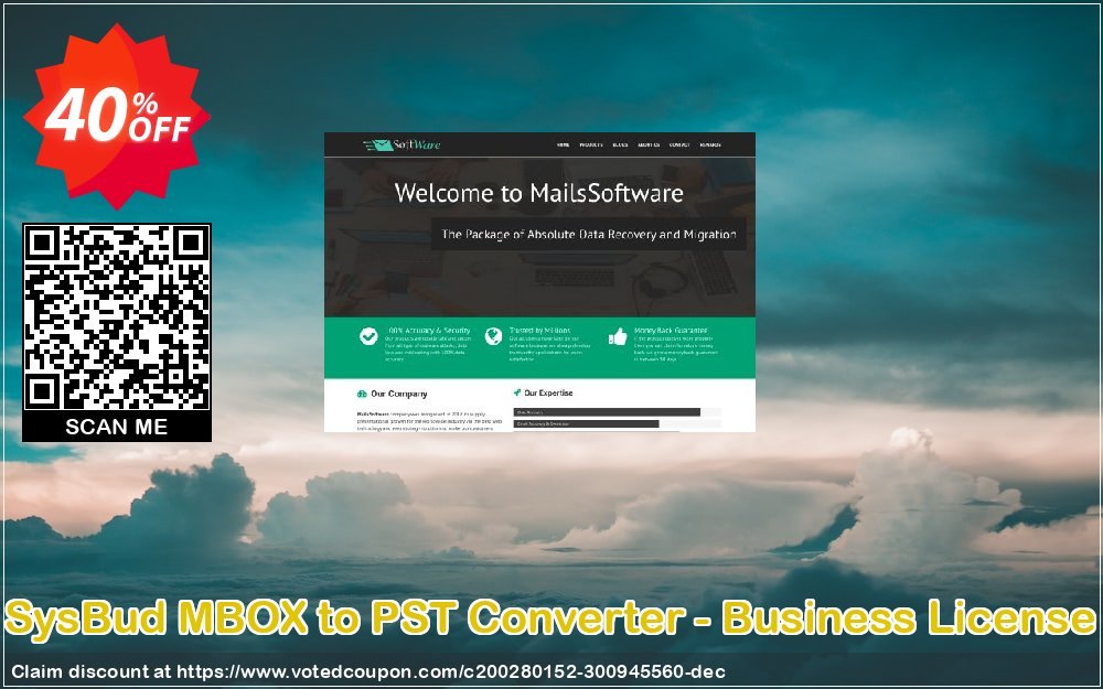 SysBud MBOX to PST Converter - Business Plan Coupon Code Apr 2024, 40% OFF - VotedCoupon