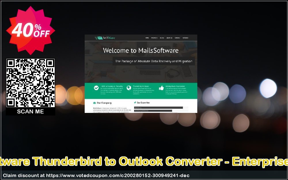 MailsSoftware Thunderbird to Outlook Converter - Enterprise Plan Coupon Code Apr 2024, 40% OFF - VotedCoupon