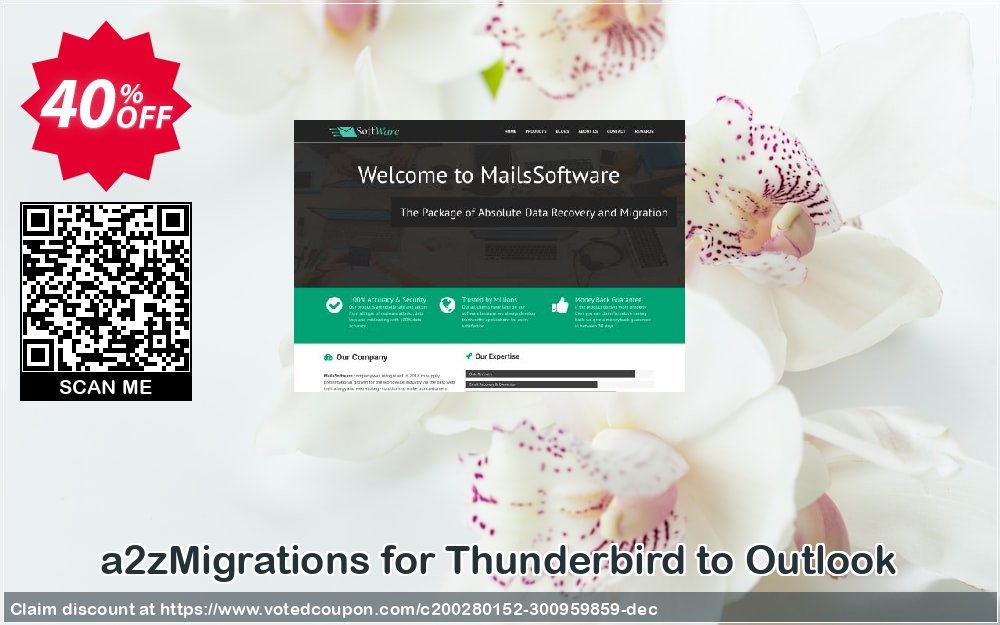 a2zMigrations for Thunderbird to Outlook Coupon Code May 2024, 40% OFF - VotedCoupon
