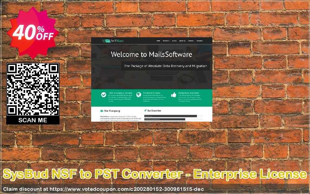 SysBud NSF to PST Converter - Enterprise Plan Coupon Code May 2024, 40% OFF - VotedCoupon