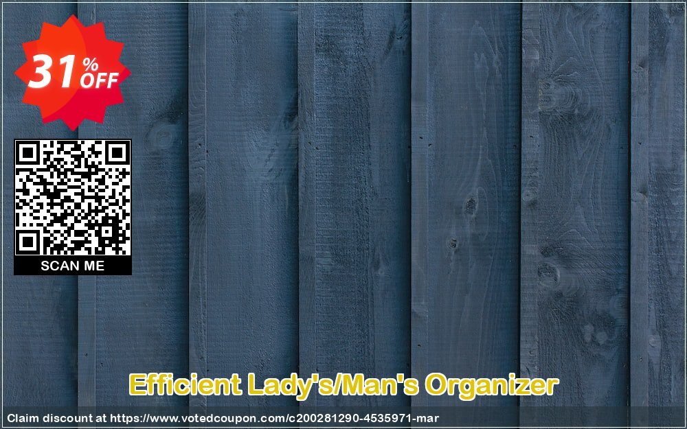 Efficient Lady's/Man's Organizer Coupon Code Apr 2024, 31% OFF - VotedCoupon