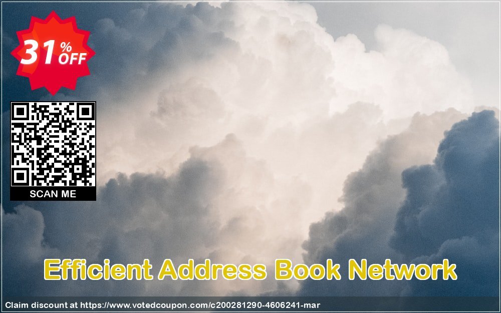 Efficient Address Book Network Coupon, discount Efficient Address Book Network Awful sales code 2024. Promotion: Awful sales code of Efficient Address Book Network 2024