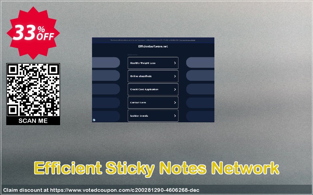 Efficient Sticky Notes Network Coupon, discount Efficient Sticky Notes Network Best promotions code 2024. Promotion: Best promotions code of Efficient Sticky Notes Network 2024