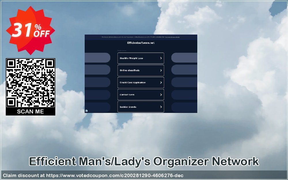 Efficient Man's/Lady's Organizer Network Coupon, discount Efficient Man's/Lady's Organizer Network Stunning sales code 2023. Promotion: Stunning sales code of Efficient Man's/Lady's Organizer Network 2023