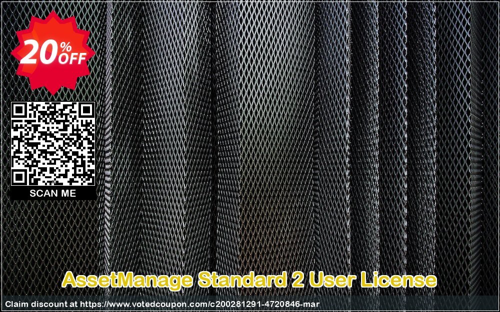 AssetManage Standard 2 User Plan Coupon, discount AssetManage Standard 2 User License Dreaded deals code 2024. Promotion: Dreaded deals code of AssetManage Standard 2 User License 2024