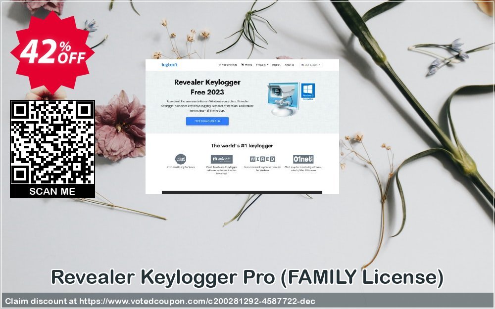 Revealer Keylogger Pro, FAMILY Plan  Coupon, discount Revealer Keylogger Pro - 3 PCs Dreaded discount code 2023. Promotion: Dreaded discount code of Revealer Keylogger Pro - 3 PCs 2023