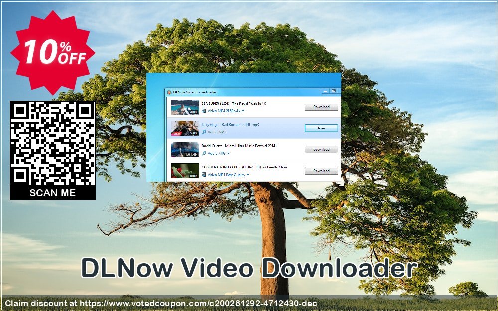 DLNow Video Downloader Coupon, discount DLNow Video Downloader Marvelous promotions code 2023. Promotion: Marvelous promotions code of DLNow Video Downloader 2023