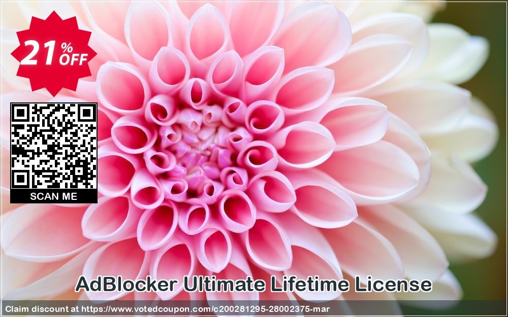 AdBlocker Ultimate Lifetime Plan Coupon, discount AdBlocker Ultimate - Lifetime Special deals code 2025. Promotion: Special deals code of AdBlocker Ultimate - Lifetime 2024