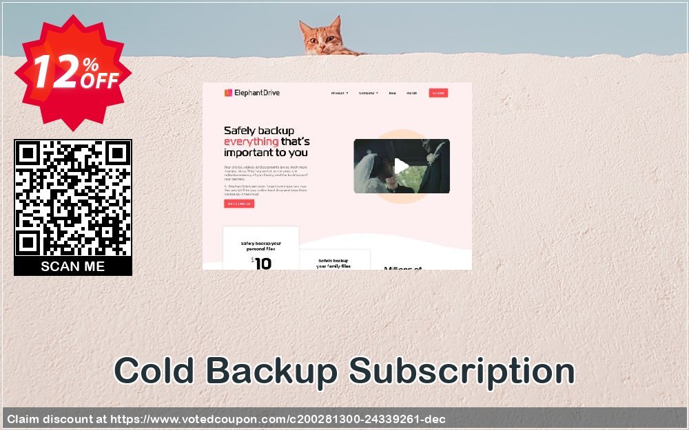 Cold Backup Subscription Coupon Code May 2024, 12% OFF - VotedCoupon