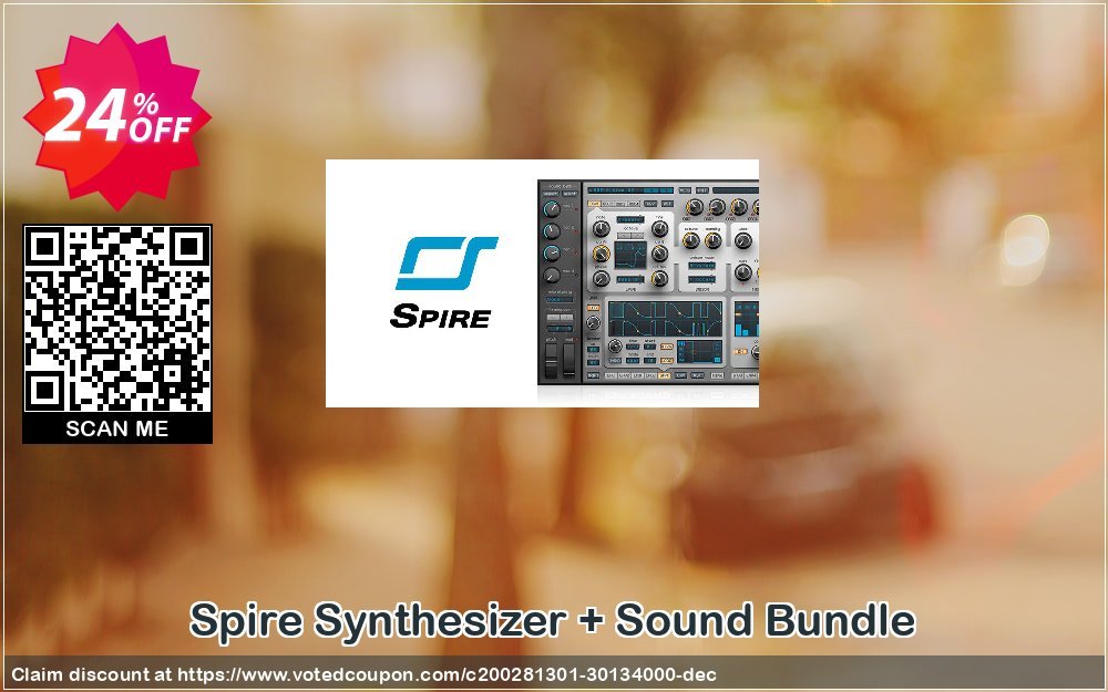 Spire Synthesizer + Sound Bundle Coupon, discount Spire Complete Bundle (Standart) Stirring sales code 2023. Promotion: Stirring sales code of Spire Complete Bundle (Standart) 2023