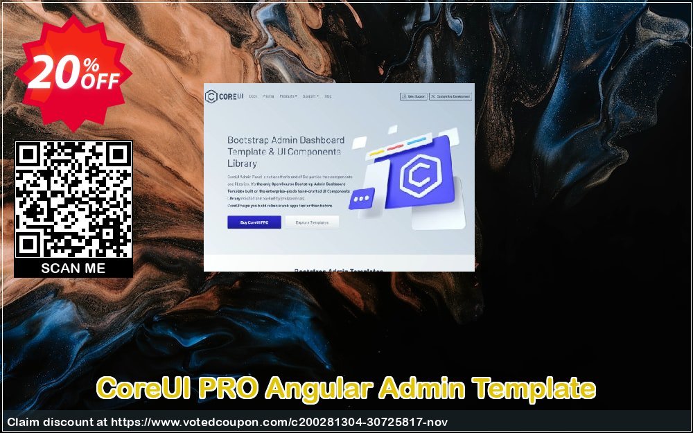CoreUI PRO Angular Admin Template voted-on promotion codes