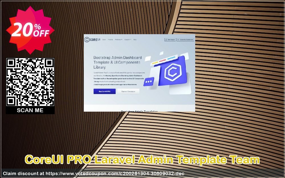 CoreUI PRO Laravel Admin Template Team Coupon, discount CoreUI PRO Laravel Admin Template Team Excellent deals code 2024. Promotion: Excellent deals code of CoreUI PRO Laravel Admin Template Team 2024