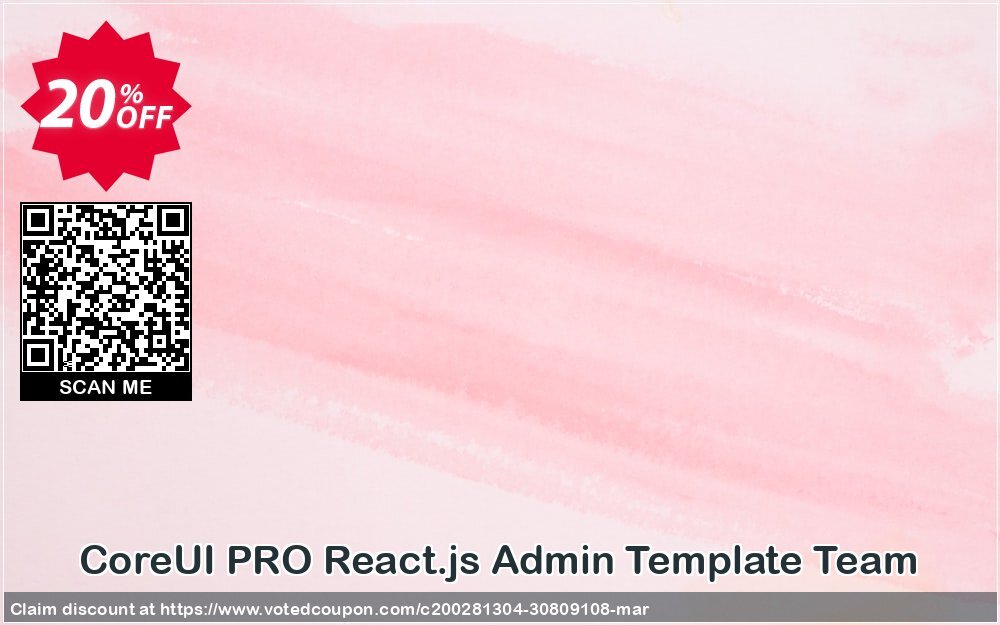 CoreUI PRO React.js Admin Template Team Coupon Code Apr 2024, 20% OFF - VotedCoupon