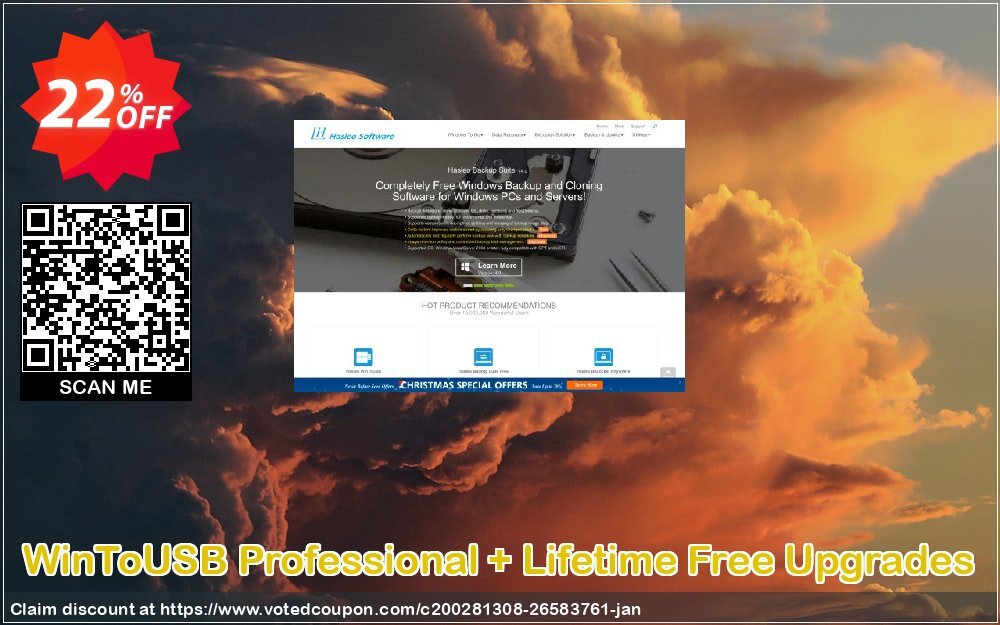 WinToUSB Professional + Lifetime Free Upgrades
