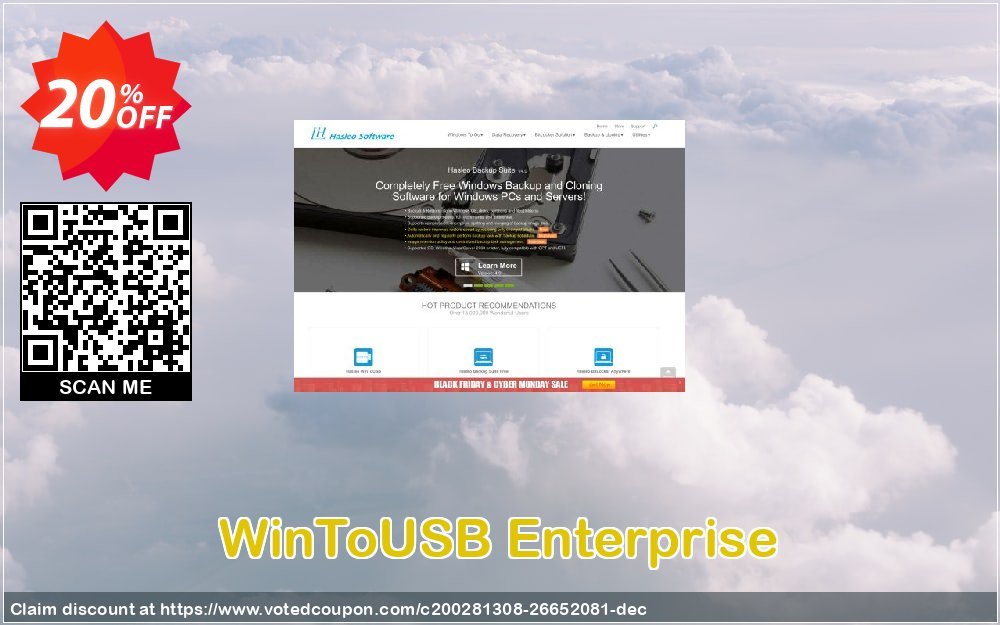 WinToUSB Enterprise Coupon Code May 2024, 20% OFF - VotedCoupon