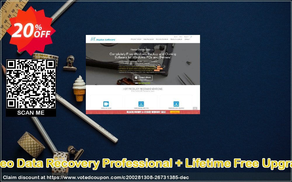 Hasleo Data Recovery Professional + Lifetime Free Upgrades Coupon Code Apr 2024, 20% OFF - VotedCoupon