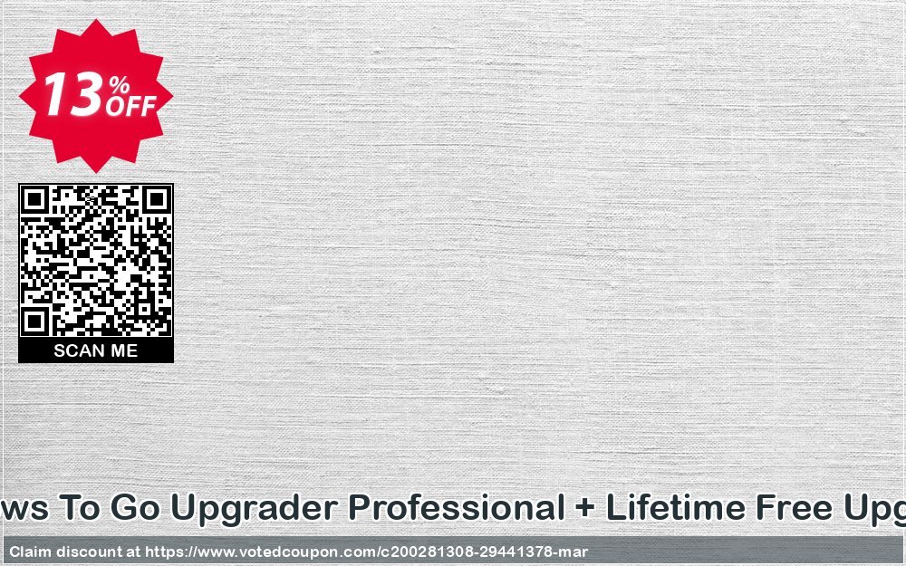 WINDOWS To Go Upgrader Professional + Lifetime Free Upgrades Coupon Code Apr 2024, 13% OFF - VotedCoupon