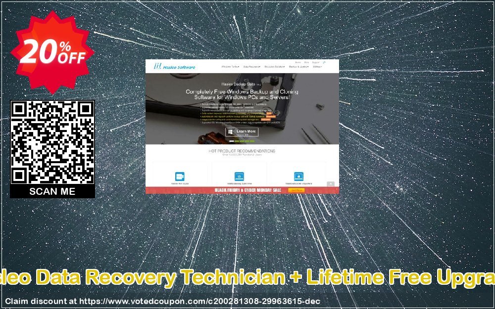 Hasleo Data Recovery Technician + Lifetime Free Upgrades Coupon Code May 2024, 20% OFF - VotedCoupon