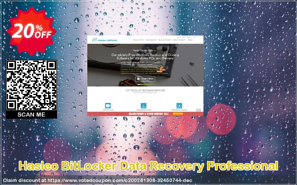 Hasleo BitLocker Data Recovery Professional Coupon Code Apr 2024, 20% OFF - VotedCoupon