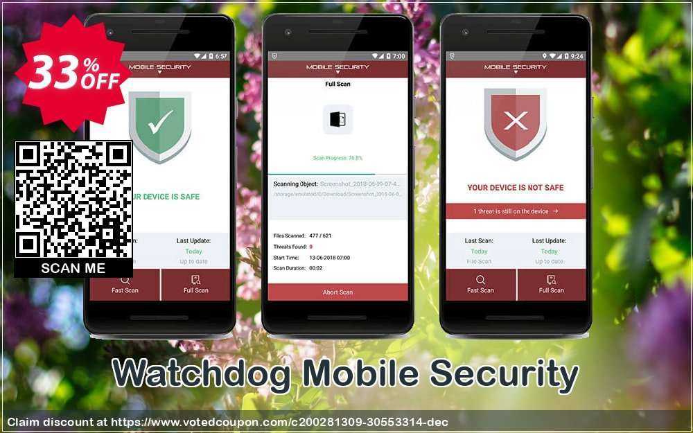 Watchdog Mobile Security Coupon, discount 30% OFF Watchdog Mobile Security, verified. Promotion: Awesome offer code of Watchdog Mobile Security, tested & approved