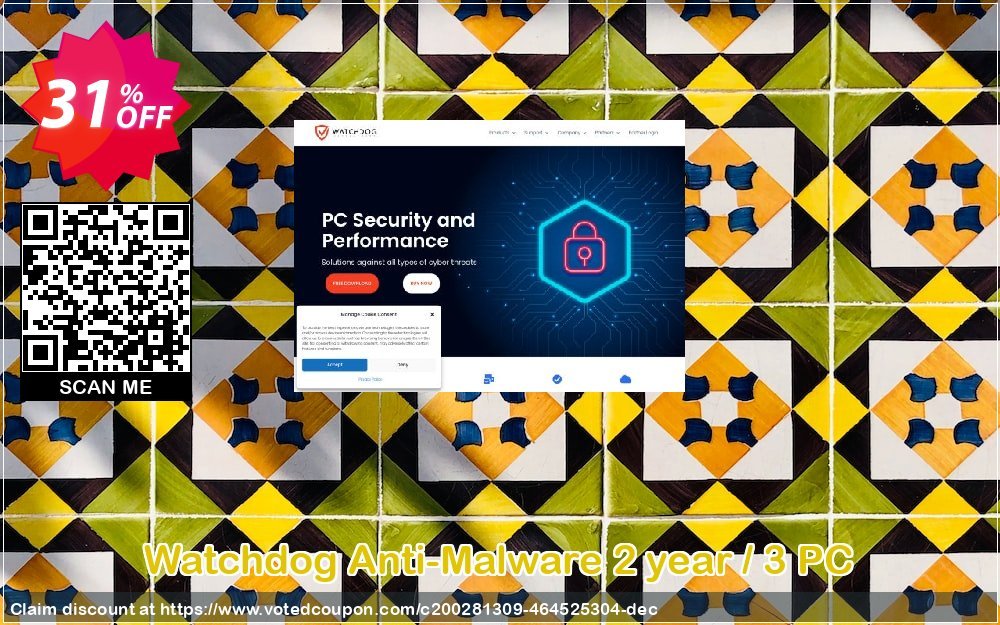 Watchdog Anti-Malware 2 year / 3 PC Coupon Code Apr 2024, 31% OFF - VotedCoupon