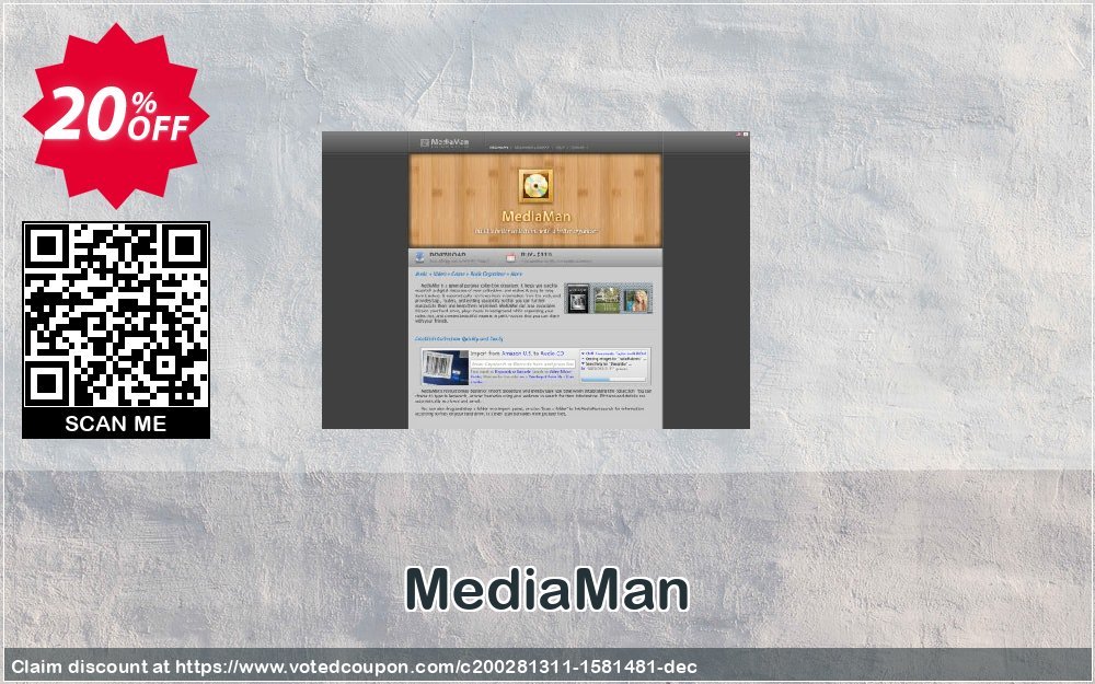 MediaMan Coupon Code Apr 2024, 20% OFF - VotedCoupon