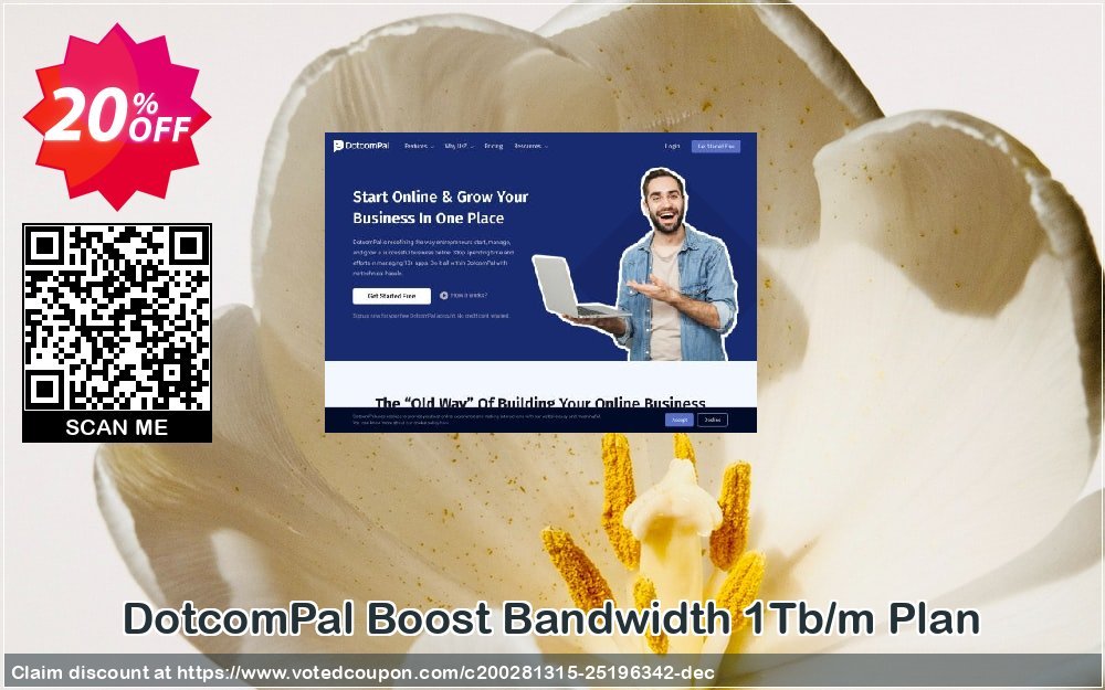 DotcomPal Boost Bandwidth 1Tb/m Plan Coupon Code May 2024, 20% OFF - VotedCoupon