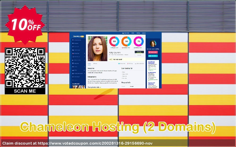 Chameleon Hosting, 2 Domains  Coupon, discount Free Chameleon cloud hosting setup (3 domains) Awful discounts code 2024. Promotion: Awful discounts code of Free Chameleon cloud hosting setup (3 domains) 2024