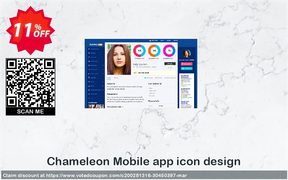 Chameleon Mobile app icon design Coupon Code Apr 2024, 11% OFF - VotedCoupon