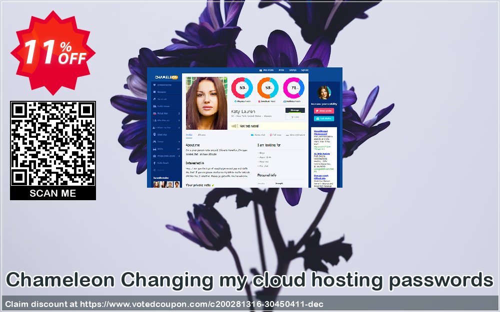 Chameleon Changing my cloud hosting passwords Coupon Code Apr 2024, 11% OFF - VotedCoupon