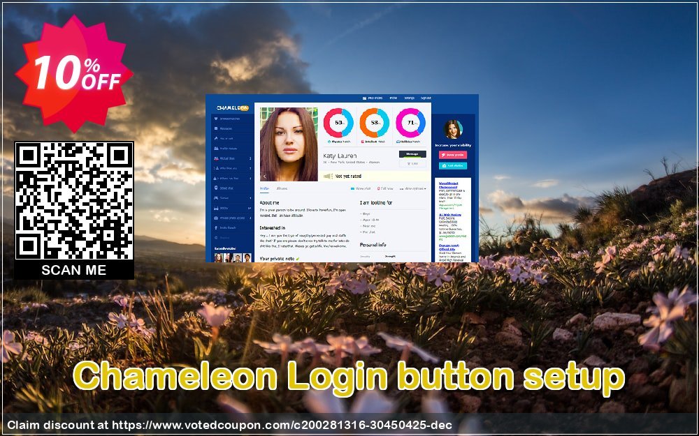 Chameleon Login button setup Coupon Code Apr 2024, 10% OFF - VotedCoupon