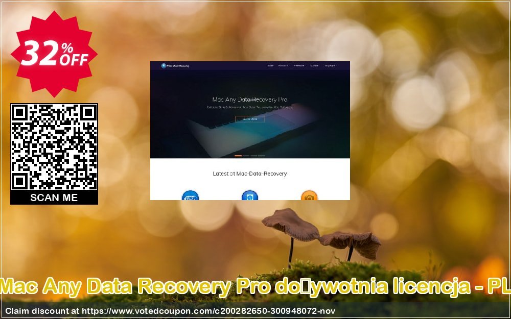 MAC Any Data Recovery Pro dożywotnia licencja - PL Coupon, discount Mac Any Data Recovery Pro Ticari lisans - PL discount coupon. Promotion: mac-data-recovery coupon