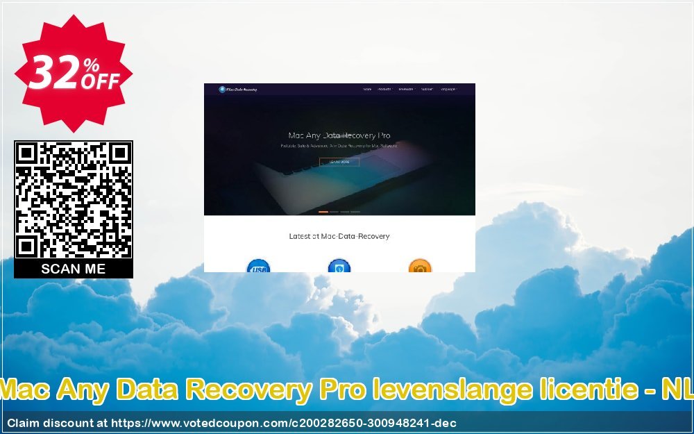 MAC Any Data Recovery Pro levenslange licentie - NL Coupon, discount Mac Any Data Recovery Pro levenslange licentie - NL discount coupon. Promotion: mac-data-recovery coupon