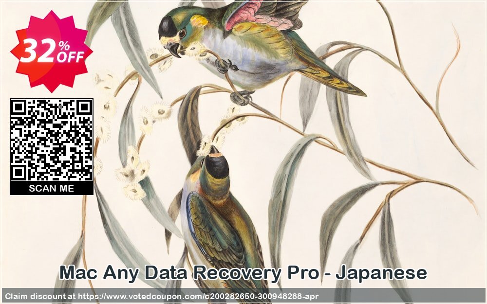 MAC Any Data Recovery Pro - Japanese Coupon Code May 2024, 32% OFF - VotedCoupon