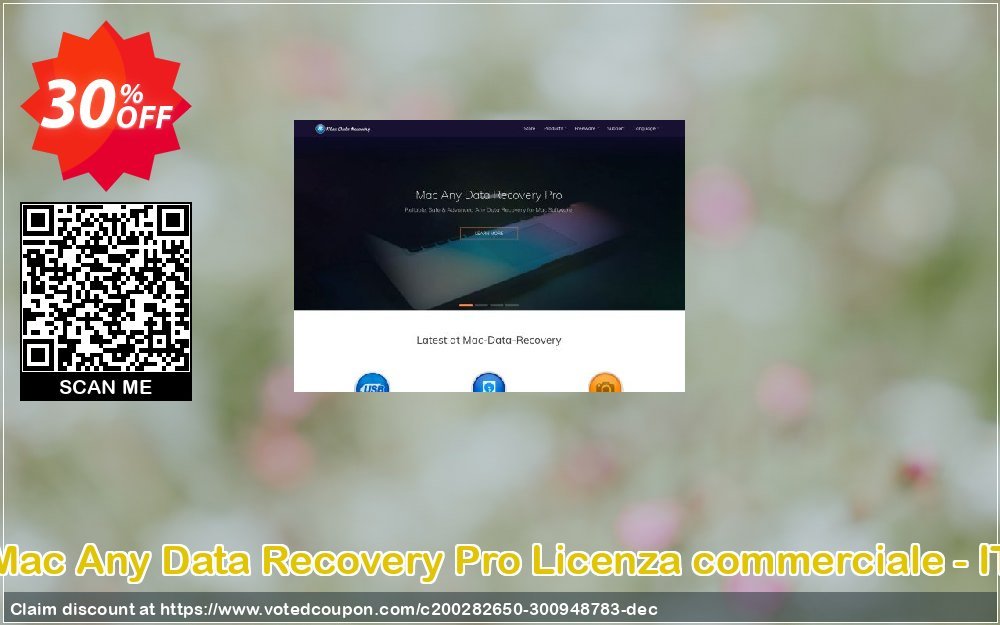 MAC Any Data Recovery Pro Licenza commerciale - IT Coupon, discount Mac Any Data Recovery Pro Licenza a vita - IT coupon. Promotion: mac-data-recovery coupon