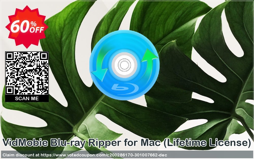 VidMobie Blu-ray Ripper for MAC, Lifetime Plan  Coupon Code May 2024, 60% OFF - VotedCoupon