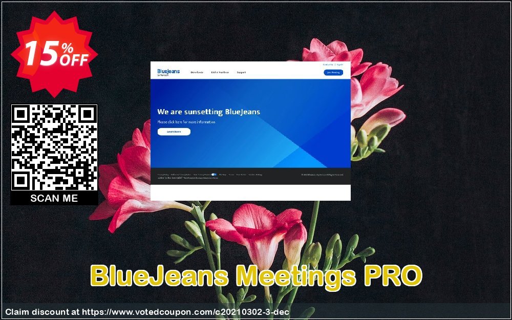 BlueJeans Meetings PRO Coupon, discount 15% OFF BlueJeans Meetings PRO, verified. Promotion: Best discounts code of BlueJeans Meetings PRO, tested & approved