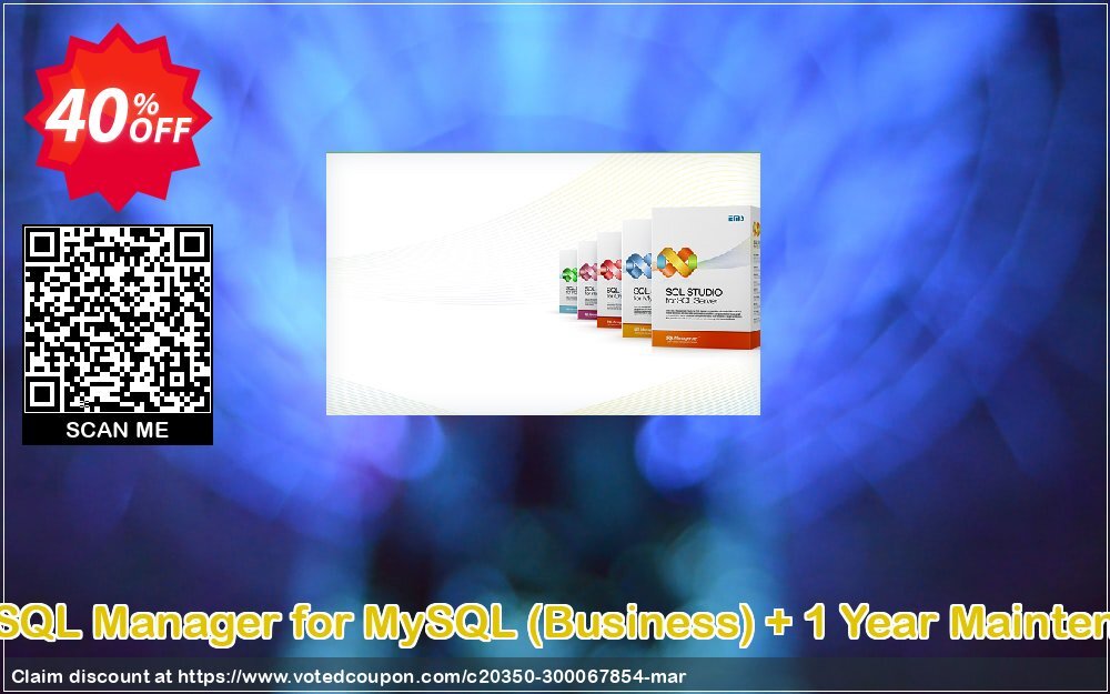 EMS SQL Manager for MySQL, Business + Yearly Maintenance Coupon Code May 2024, 40% OFF - VotedCoupon