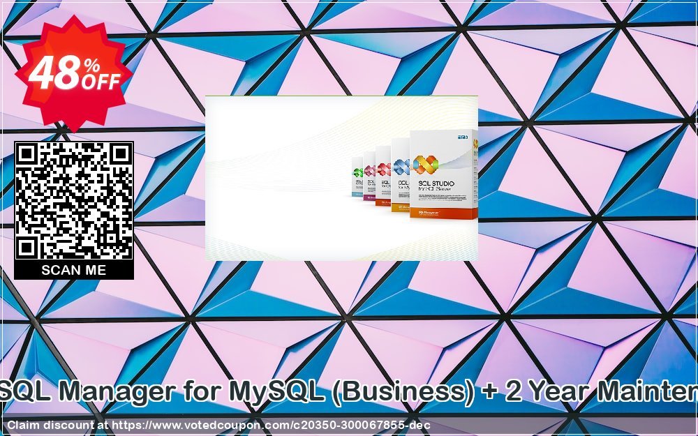 EMS SQL Manager for MySQL, Business + 2 Year Maintenance Coupon, discount Coupon code EMS SQL Manager for MySQL (Business) + 2 Year Maintenance. Promotion: EMS SQL Manager for MySQL (Business) + 2 Year Maintenance Exclusive offer 