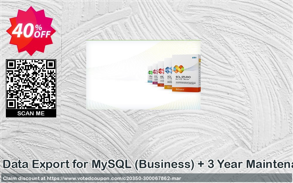 EMS Data Export for MySQL, Business + 3 Year Maintenance Coupon Code Apr 2024, 40% OFF - VotedCoupon