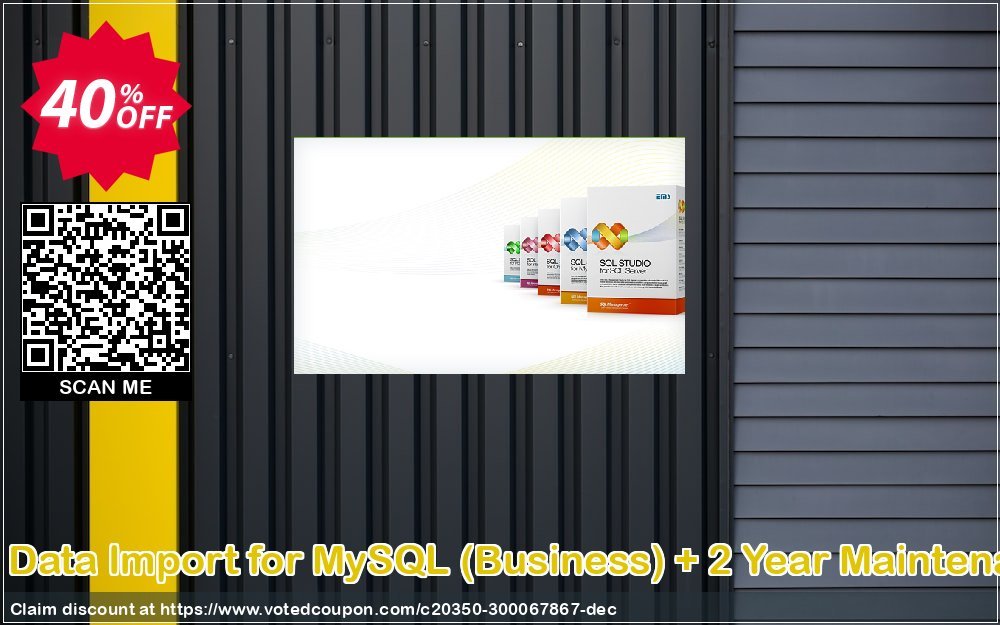 EMS Data Import for MySQL, Business + 2 Year Maintenance Coupon Code Apr 2024, 40% OFF - VotedCoupon